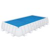 Bestway Szolártakaró Medencéhez 703x336cm (58228) - Hőmegtartó és Méretre Vágható Napenergia Takaró Föld Feletti Medencékhez