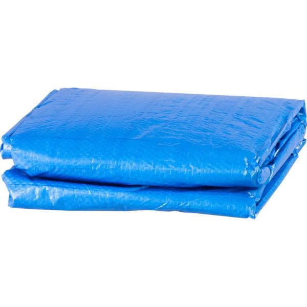 Bestway Medence Védőtakaró 259x170cm Csővázas Medencéhez (58105) - Tartós UV-álló Fedés Szennyeződések Ellen, Lefolyónyílásokkal és Rögzítőzsinórral