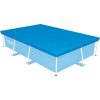 Bestway Medence Védőtakaró 259x170cm Csővázas Medencéhez (58105) - Tartós UV-álló Fedés Szennyeződések Ellen, Lefolyónyílásokkal és Rögzítőzsinórral