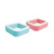 Intex Play Box Felfújható Gyermekmedence 86x86x25cm (57100) - Színes Mini Pancsoló Kicsiknek, Könnyen Használható Medence Otthonra vagy Kertbe