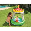 Intex Mushroom Baby Pool Felfújható Gyermekmedence 102x89cm (57114) - Gombatetős Árnyékolós Pancsoló Kicsiknek, Vidám és Biztonságos Medence Kültérre