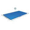 Bestway Medence Védőtakaró 300x201cm Csővázas Medencéhez (58106) - UV-álló Fedés Szennyeződések Ellen, Lefolyónyílással és Rögzítőzsinórral