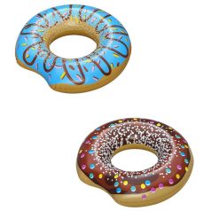   Bestway Donut Felfújható Úszógumi 107cm (36118) - Vidám Gyermek Úszókarika Erős PVC Anyagból, Medencébe és Strandoláshoz