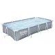 Bestway Steel Pro Csővázas Medence Szett 366x201x66cm Papírszűrővel és Leeresztőszeleppel - Kényelmes Családi Fürdőzéshez és Egyszerűbb Vízkezeléshez (Bestway 561FV)