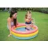 Intex Sunset Glow Felfújható Gyermekmedence 86x25cm (58924NP) - Színes Pancsoló Kicsiknek, Puha Felfújható Aljjal és Könnyű Használattal