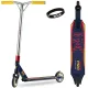 Soke Pro Kaszkadőr Roller Sötétkék - 85cm, 11cm 88A Pu Kerekek, ABEC-9 Csapágy, Alumínium Y Kormány, Hic Kompresszió, Flex Fender Fék