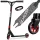 Soke Pro Kaszkadőr Roller Piros - 85cm, 11cm 88A Pu Kerekek, ABEC-9 Csapágy, Hic Kompresszió, Y Kormány, Maximum 100kg