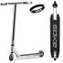 Soke Evo Street Kaszkadőr Roller Ezüst - 85cm, 10cm 88A Pu Kerekek, ABEC-9 Csapágy, 360°-Ban Forgó T-Kormány, Flex Fender Fék, Maximum 100kg