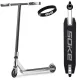 Soke Evo Street Kaszkadőr Roller Ezüst - 85cm, 10cm 88A Pu Kerekek, ABEC-9 Csapágy, 360°-Ban Forgó T-Kormány, Flex Fender Fék, Maximum 100kg