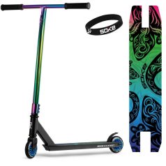  Soke Evo Street Kaszkadőr Roller Fekete - 83cm, 10cm 88A Pu Kerekek, ABEC-9 Csapágy, 360°-Ban Forgó T Kormány, Flex Fender Fék, Maximum 100kg