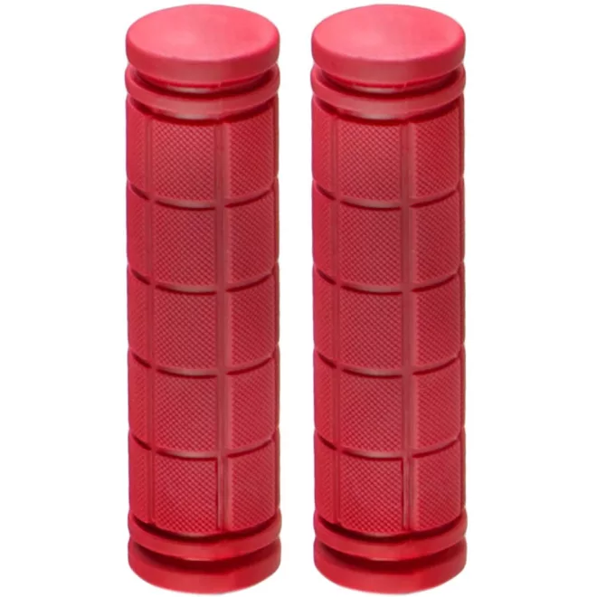 Soke Evo Roller Kormánymarkolat Piros - 12.5cm, 2db, Puha, Tpr Gumi, Ütésálló Végzárók, Univerzális