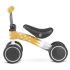 Nukido Nk-600 Négykerekű Futóbicikli Sárga - Eva Habkerekek 14cm, Acél Váz, Ülésmagasság 27cm, Puha Ülés, Gumírozott Markolat