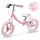 Ricokids Fun Adventure Kétkerekű Futóbicikli Rózsaszín - Acél Váz, Eva Hab Kerekek 29cm, Állítható Ülésmagasság 32-42cm, Hátsó Fék, Ultrakönnyű