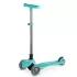 Ricokids Glow Háromkerekű Roller Türkiz - Led Világítás a Kerekekben, Sötétben Világító Állófelület, Balanszos Irányítás, Állítható Alumínium Kormány, EN 71, Maximum 50kg