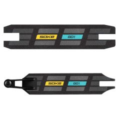   Soke Go! Roller Gripszalag Szürke Minták - 47x9.5cm, Csiszolópapír Felületű, Soke Go! Rollerekkel Kompatibilis