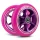 Soke Roller Kerék Szett Rózsaszín - 11cm, 2db, ABEC-9 Csapágy, 88A Keménységű PU, 0.8cm Tengely