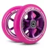 Soke Roller Kerék Szett Rózsaszín - 11cm, 2db, ABEC-9 Csapágy, 88A Keménységű PU, 0.8cm Tengely