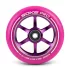 Soke Roller Kerék Szett Rózsaszín - 11cm, 2db, ABEC-9 Csapágy, 88A Keménységű PU, 0.8cm Tengely