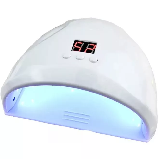 Wooze Dazzle UV/LED Műkörmös Lámpa 36W 12 LED Fehér - Gyors Gél Lakk Kötéshez, USB Csatlakozóval