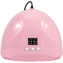   Wooze Dazzle UV/LED Műkörmös Lámpa 36W 12 LED Rózsaszín - Gyors Gél Lakk Kötéshez, USB Csatlakozóval