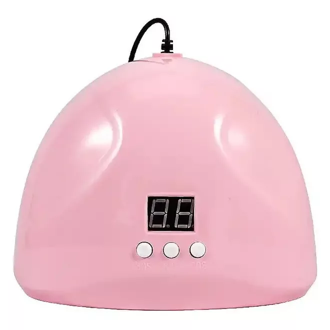 Wooze Dazzle UV/LED Műkörmös Lámpa 36W 12 LED Rózsaszín - Gyors Gél Lakk Kötéshez, USB Csatlakozóval