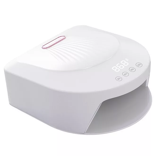 Blueque BQ-V18 Fehér Akkumulátoros UV/LED Műkörmös Lámpa 192W, 48 LED-del