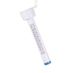   Medence Hőmérő Fehér Úszó Kivitelben - Letisztult Design, Húzózsinórral, Celsius és Fahrenheit Skálával Vízfelszíni Hőmérséklet Mérőhöz