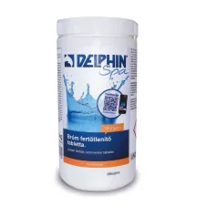   Delphin Spa Bróm Tabletta 1kg - 20g-os Lassú Oldódású Fertőtlenítő Pezsgőfürdőhöz és Masszázsmedencéhez