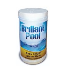   Brillant Pool Aktív Oxigén Granulátum 1kg - Vegyszermentes Medencefertőtlenítés, Klórmentes Oxigén Hatás