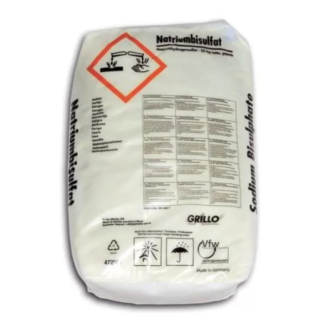 pH Mínusz Granulátum - 25kg Kiszerelés, Gyors Oldódású Medencevíz pH Csökkentés