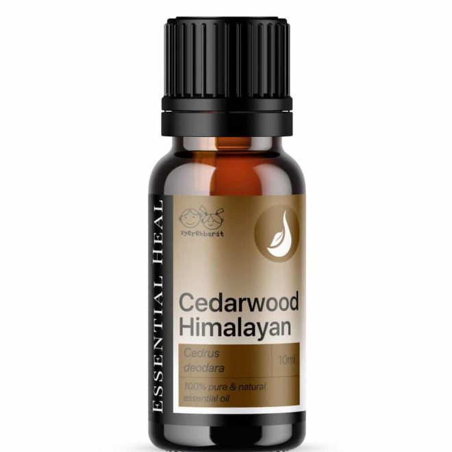 Essential Heal Himalájai Cédrus Illóolaj Cedrus deodara Természetes Fás Illatú Nyugtató és Bőrápoló Hatású Aromaterápiás Olaj 10ml