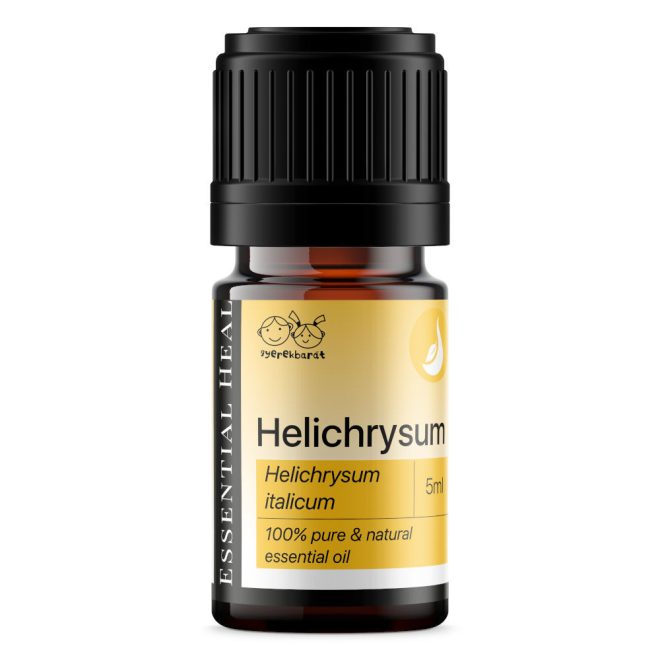 Essential Heal Olasz Szalmagyopár Illóolaj Helichrysum italicum Természetes Bőrápoló és Regeneráló Aromaterápiás Olaj 5ml