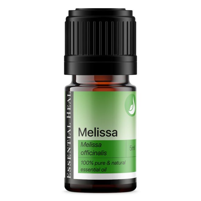 Essential Heal Orvosi Citromfű Illóolaj Melissa Officinalis Természetes Gőzdesztillált Nyugtató és Frissítő Aromaterápiás Olaj 5ml