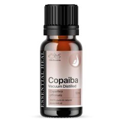   Essential Heal Copaiba Illóolaj Copaifera officinalis Természetes Vákuumdesztillált Gyulladáscsökkentő és Bőrápoló Hatású Aromaterápiás Olaj 10ml