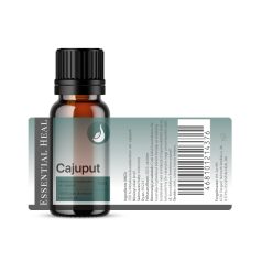   Essential Heal Cajeput Illóolaj Melaleuca cajuputi Természetes Kámforos Illatú Légúttisztító és Bőrápoló Aromaterápiás Olaj 10ml