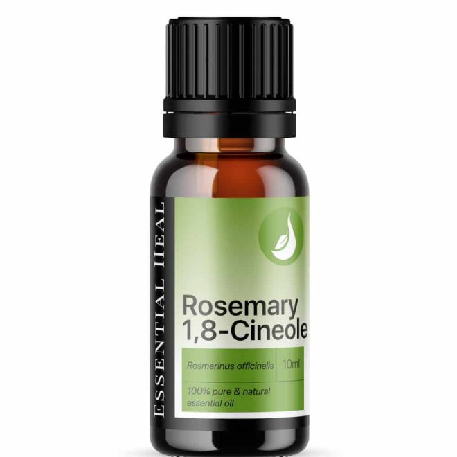 Essential Heal Rozmaring Illóolaj 1.8 Cineole Rosmarinus Officinalis Természetes Gőzdesztillált Memóriafokozó és Légúttisztító Aromaterápiás Olaj 10ml