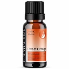   Essential Heal Édes Narancs Illóolaj Citrus Sinensis Természetes Hidegen Sajtolt Frissítő és Hangulatjavító Aromaterápiás Olaj 10ml