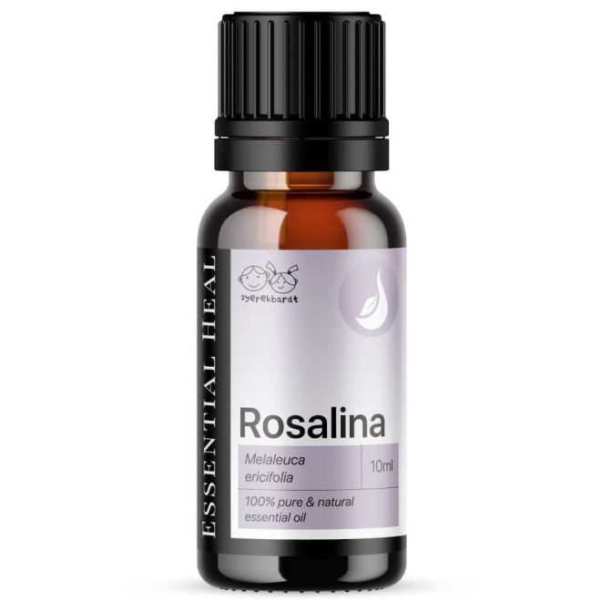 Essential Heal Rosalina Illóolaj Melaleuca Ericifolia Természetes Gőzdesztillált Nyugtató és Légúttisztító Aromaterápiás Olaj 10ml