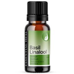   Essential Heal Basil Linalool Bazsalikom Illóolaj Természetes Nyugtató és Görcsoldó Hatású Aromaterápiás Olaj 10ml