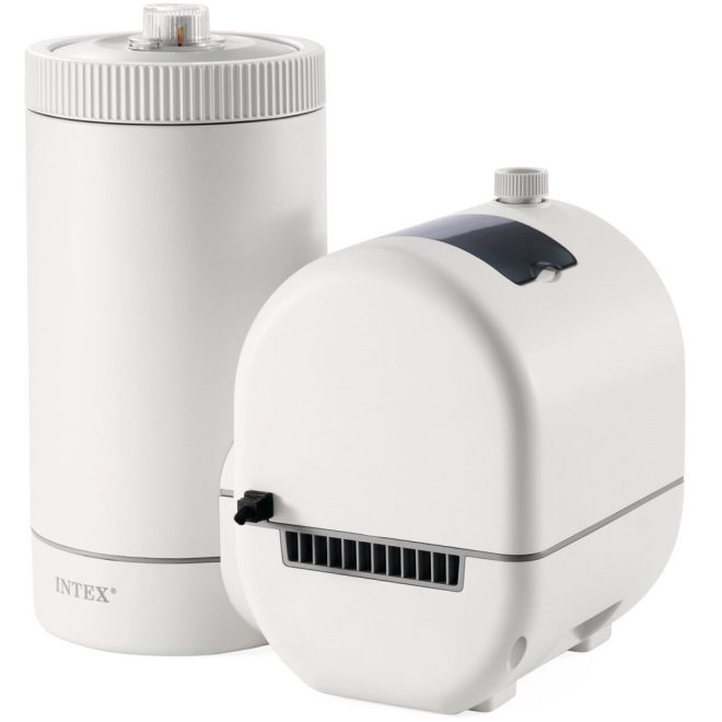 Intex C2500 Papírszűrős Vízforgató 9.4m³/h (26634) - Nagy Teljesítményű Szűrőberendezés Föld Feletti Medencékhez, Típus B Szűrőbetéttel