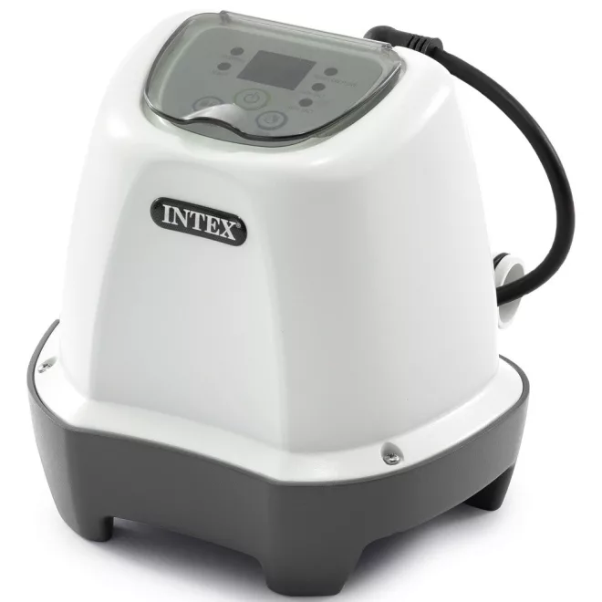 Intex KrystalSalt Sóbontó Készülék 8m³-ig - Sósvizes Fertőtlenítő Rendszer Kisebb Medencékhez, Vegyszermentes Tisztítás Klórtabletta Helyett (26662)