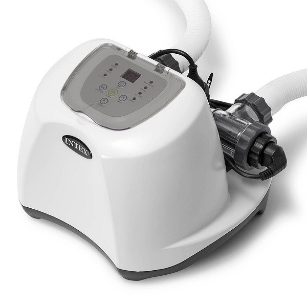Intex KrystalSalt Sóbontó Készülék Medencéhez 60m³-ig (26670) - Automatikus Klórgenerátor Sóalapú Fertőtlenítéshez, Öntisztító Rendszerrel és Időzítővel