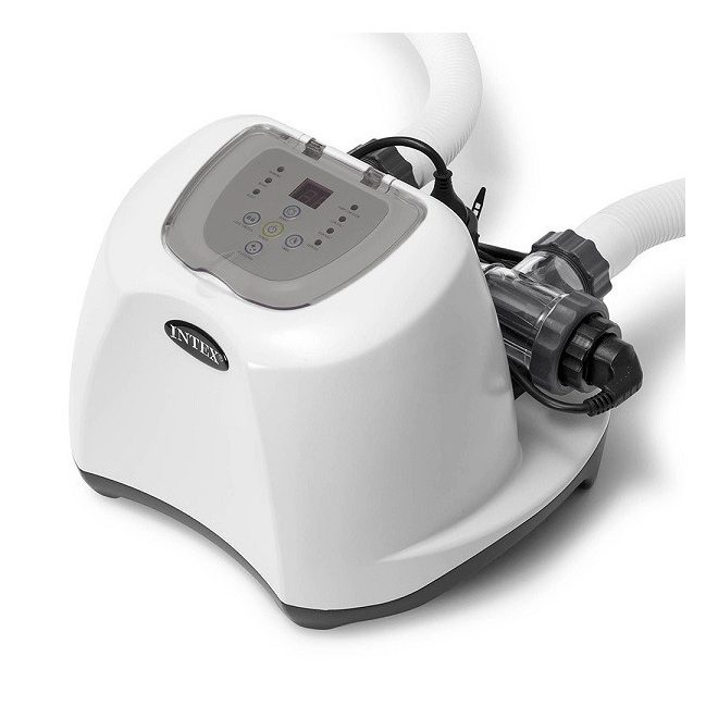 Intex KrystalSalt Sóbontó Készülék Medencéhez 60m³-ig (26670) - Automatikus Klórgenerátor Sóalapú Fertőtlenítéshez, Öntisztító Rendszerrel és Időzítővel