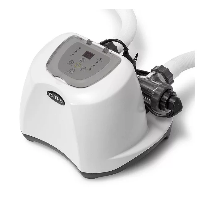 Intex KrystalSalt Sóbontó Készülék Medencéhez 60m³-ig (26670) - Automatikus Klórgenerátor Sóalapú Fertőtlenítéshez, Öntisztító Rendszerrel és Időzítővel