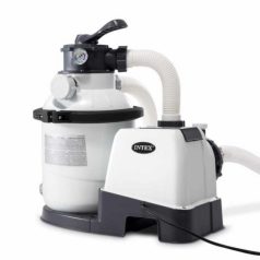   Intex KrystalSand Homokszűrős Vízforgató 10m³/h Beépített Sóbontóval (26680) - ECO Technológiás Klórgenerátorral, Erőteljes Medence Szűrőrendszer Sóalapú Fertőtlenítéshez
