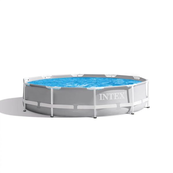 Intex Prism MetalPool Szett Medence 305x76cm Kék Kivitelben - Megerősített Szerkezet, Komplett Családi Medence (26702)