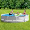 Intex Prism MetalPool Szett Medence 305x76cm Kék Kivitelben - Megerősített Szerkezet, Komplett Családi Medence (26702)