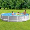 Intex Prism MetalPool Szett Medence 366x76cm Kék Kivitelben - Megerősített Szerkezet, Komplett Családi Medence (26712)