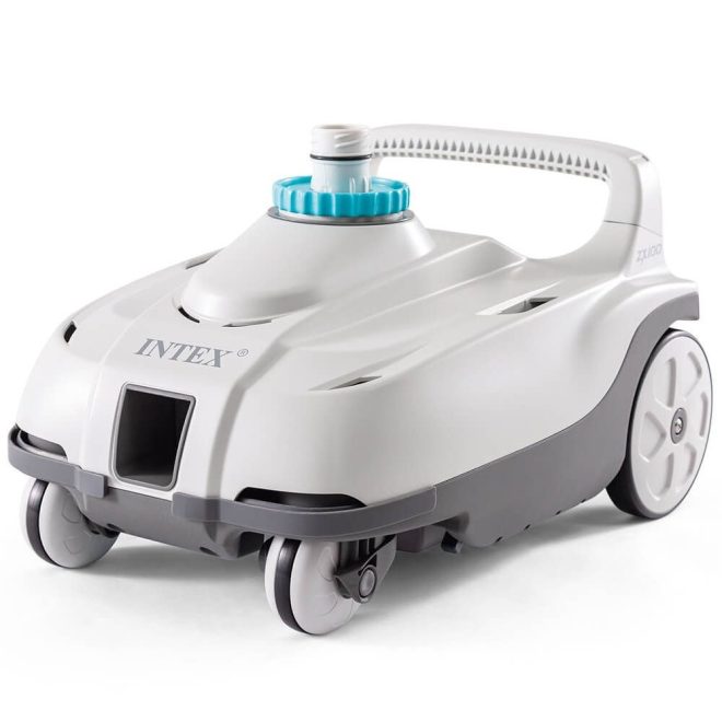 Intex Deluxe Auto Pool Cleaner ZX100 Automata Medenceporszívó - Öntisztító Medence Robot Föld feletti Medencékhez, Hatékony Vízalatti Tisztítás (28006)