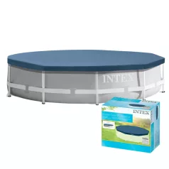   Intex Medence Védőtakaró D3.05 m (28030) - Csővázas Medencéhez, UV Védelemmel és Zsinóros Rögzítéssel